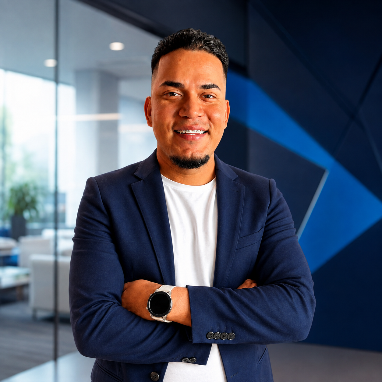 Retrato de Carlos Espinoza, CFO de CREDISERFI · Créditos y Servicios Financieros